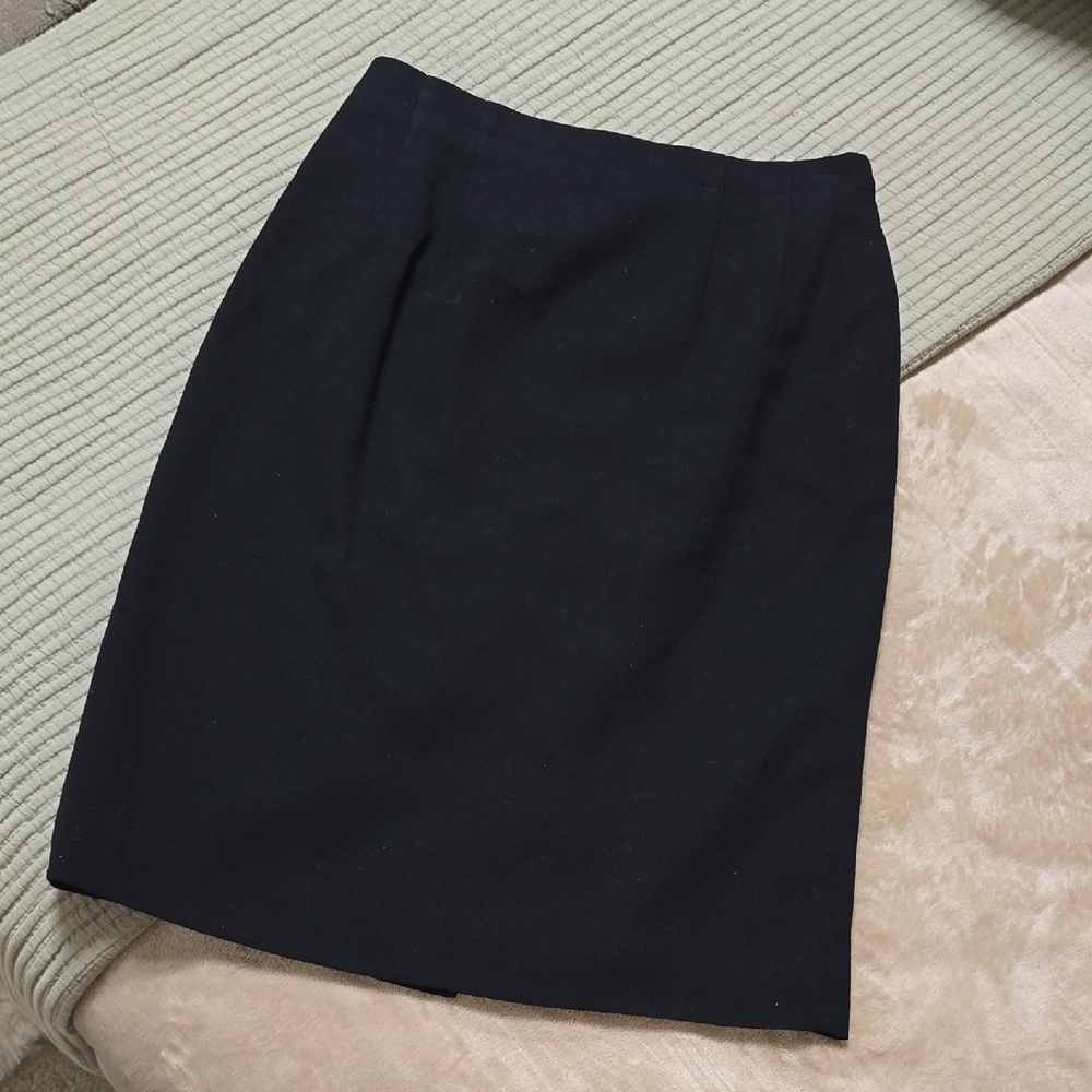 Talbots Classic Black Pencil Skirt
